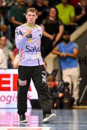 Goeppingen, Deutschland, 17.09.26: Torwart Julian Buchele (FRISCH AUF! Goeppingen) gestikuliert, gestik waehrend des Opel Handball Bundesliga Spiels zwischen FRISCH AUF! Goeppingen vs Rhein-Neckar Loewen in der EWS Arena am 17. September 2026 in Goeppingen, Deutschland. (Foto von Harry Langer DeFodi Images) Goeppingen, Germany, 17.09.26: Torwart Julian Buchele (FRISCH AUF! Goeppingen) gestures during the Opel Handball Bundesliga match between FRISCH AUF! Goeppingen vs Rhein-Neckar Loewen at EWS Arena on September 17, 2026 in Goeppingen, Germany. (Photo by Harry Langer DeFodi Images) (Photo by Harry Langer DeFodi Images) -