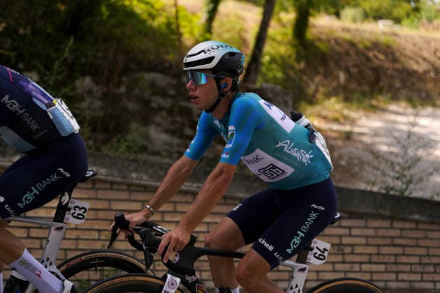 Italy s Alessandro Fancellu of MBH Bank CSB Telecom Fort during the Giro d™Abruzzo, stage 4 from Silvi to Controguerra (182 km) - Abruzzo, Italy - Friday, September 18, 2026. - cycling.  Copyright: xFabioxFerrari LaPressex