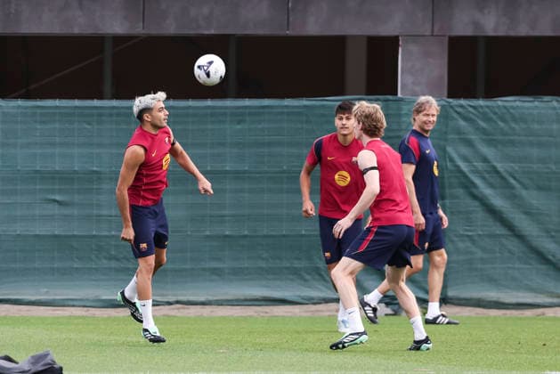 September 18, 2026, Sant Joan Despi, Barcelona, Spain: Pedri during the training day of FC Barcelona, Barca ahead the Spanish League, Laliga EA Sports, football match against Sevilla FC at Ciudad Esportiva Joan Gamper on September 18, 2026 in Sant Joan Despi, Barcelona, Spain. Sant Joan Despi Spain - ZUMAa181 20260918_zaa_a181_006 Copyright: xJavierxBorregox