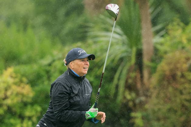 REPRO FREE *PRESS RELEASE NO REPRODUCTION FEE* EDITORIAL USE ONLY 2026 AIG All-Ireland Semi Finals, Ennis Golf Club, Clare 18 9 2026 Women s Intermediate Foursomes Killiney™s Mieke McNamara Mieke McNamara 18 9 2026  Copyright: xBryanxKeanex BK1_6961