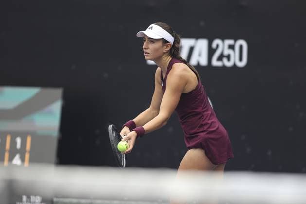 RECORD DATE NOT STATED alina charaeva vence elina avanesyan por 2 sets a 0 no sp open Sao Paulo (SP), 09 17 2026 Tennis SP Open Armenian tennis player Alina Charaeva defeated her compatriot Elina Avanesyan by 2 sets to 0, with partial scores of 6 2 and 6 3, this Thursday (17), in the round of 16 of the SP Open, at Villa-Lobos Park, in Sao Paulo.(Foto: Leco Viana Thenews2 imago images) SPO  Copyright: xLecoxVianax
