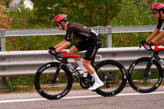 Germany s Lennart Jasch of Tudor Pro Cycling Team during the Giro d™Abruzzo, stage 4 from Silvi to Controguerra (182 km) - Abruzzo, Italy - Friday, September 18, 2026. - cycling.  Copyright: xFabioxFerrari LaPressex