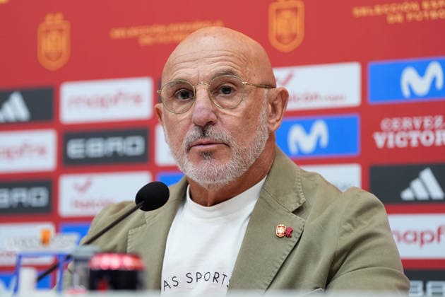 September 18, 2026, Las Rozas, Madrid, Spain: Luis de la Fuente, head coach of Spain, attends a press conference, PK, Pressekonferenz to announce the squad list ahead of the UEFA Nations League 2026 27 matches against Croatia, England and Czech Republic on September 18, 2026, in Las Rozas, Madrid, Spain. Las Rozas Spain - ZUMAa181 20260918_zaa_a181_086 Copyright: xDennisxAgyemanx