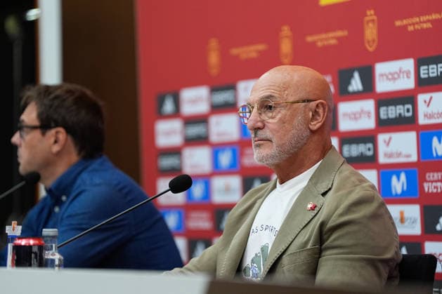 September 18, 2026, Las Rozas, Madrid, Spain: Luis de la Fuente, head coach of Spain, attends a press conference, PK, Pressekonferenz to announce the squad list ahead of the UEFA Nations League 2026 27 matches against Croatia, England and Czech Republic on September 18, 2026, in Las Rozas, Madrid, Spain. Luis De La Fuente Press Conference - UEFA Nations League - ZUMAa181 20260918_zaa_a181_102 Copyright: xDennisxAgyemanx