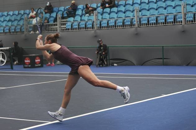 RECORD DATE NOT STATED Mary Stoiana defeats Dominika Salkova in the Round of 16 of the SP Open. Sao Paulo (SP), 09 17 2026 Tennis SP Open American tennis player Mary Stoiana defeated Czech player Dominika Salkova in two sets, with scores of 7 6 (7-5) and 6 1, this Thursday (17), in the round of 16 of the SP Open, at Villa-Lobos Park, in Sao Paulo.(Foto: Leco Viana Thenews2 imago images) SPO  Copyright: xLecoxVianax