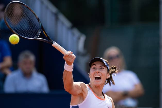 BBVA Open Internacional of Valencia Quarter Final Alicia Herrero Linana from Spain against Irene Burillo from Spain in action during the BBVA Open Internacional of Valencia Quarter Final at Sporting Tennis Valencia, (Valencia ) on September 18, 2026. Copyright: xVicentexVidalxFernandezx