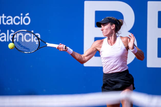 September 18, 2026, Valencia, Valencia, Spain: IRENE BURILLO of Spain in action against ALICIA LINANA HERRERO of Spain during the BBVA Open International Valencia, a WTA, Tennis Damen 125 event Quater Final at Sporting Tennis Valencia Valencia Spain - ZUMAs385 20260918_zsp_s385_005 Copyright: xLeopoldxSoglox