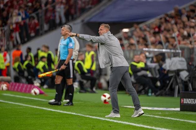 Fußball, Herren, Saison 2026 2027, 1. Bundesliga (4. Spieltag), FC Bayern München - 1. FC Union Berlin, Trainer Mauro Lustrinelli (1. FC Union Berlin), 18.09.2026, Copyright: xMatthiasxKochx