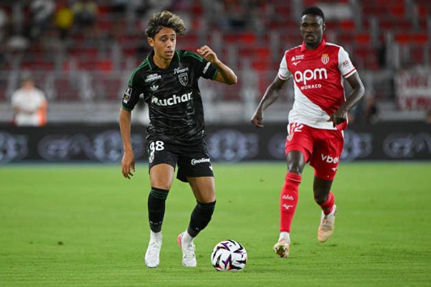 FOOTBALL : AS Monaco VS RC Lens - Ligue 1 McDonald s - 18 09 2026 Mezian Mesloub (RCL) - Ligue 1 McDonald™s match between AS Monaco and Racing Club de Lens on September 18, 2026 at the Louis II Stadium in Monaco. MonacoMonaco  Copyright: xWilliamxCannarellax