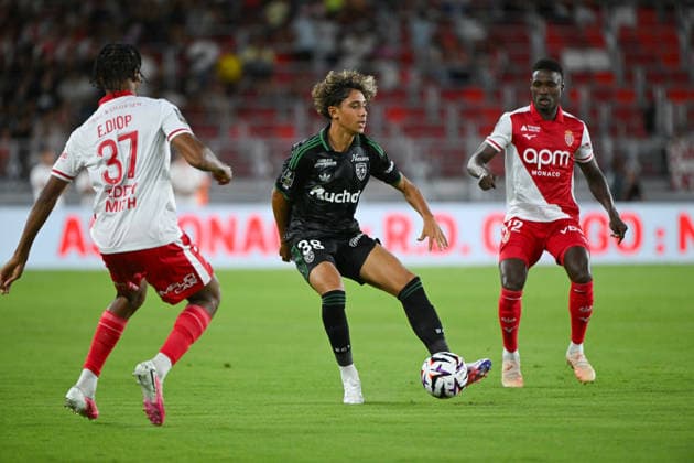 FOOTBALL : AS Monaco VS RC Lens - Ligue 1 McDonald s - 18 09 2026 Mezian Mesloub (RCL) - Ligue 1 McDonald™s match between AS Monaco and Racing Club de Lens on September 18, 2026 at the Louis II Stadium in Monaco. MonacoMonaco  Copyright: xWilliamxCannarellax