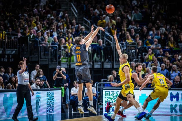 Basketball Berlin 18.09.2026 Saison 2026 2027 EasyCredit BBL 1. Bundesliga Männer, Herren Alba Berlin - NINERS Chemnitz Elias Rödl (Chemnitz, No.11) Rodl