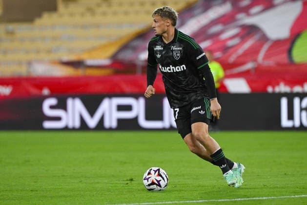 FOOTBALL : AS Monaco VS RC Lens - Ligue 1 McDonald s - 18 09 2026 MichaÃ«l Cuisance (RCL) - Ligue 1 McDonald™s match between AS Monaco and Racing Club de Lens on September 18, 2026 at the Louis II Stadium in Monaco. MonacoMonaco  Copyright: xWilliamxCannarellax