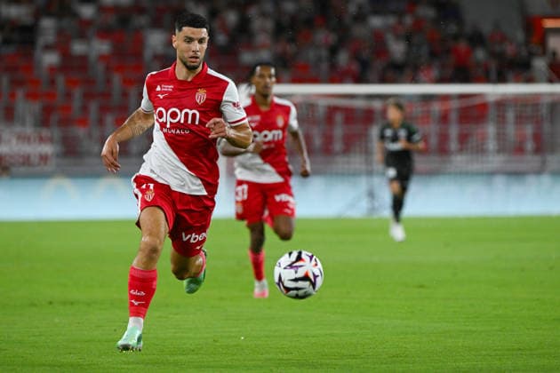 FOOTBALL : AS Monaco VS RC Lens - Ligue 1 McDonald s - 18 09 2026 Matthis Abline (ASM) - Ligue 1 McDonald™s match between AS Monaco and Racing Club de Lens on September 18, 2026 at the Louis II Stadium in Monaco. MonacoMonaco  Copyright: xWilliamxCannarellax