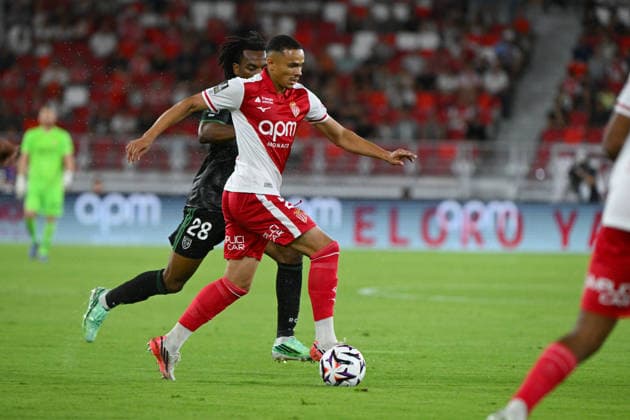 FOOTBALL : AS Monaco VS RC Lens - Ligue 1 McDonald s - 18 09 2026 Vanderson (ASM) - Ligue 1 McDonald™s match between AS Monaco and Racing Club de Lens on September 18, 2026 at the Louis II Stadium in Monaco. MonacoMonaco  Copyright: xWilliamxCannarellax