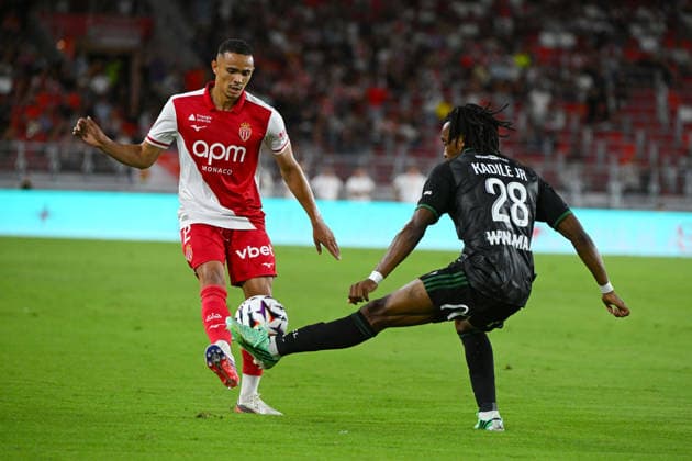 FOOTBALL : AS Monaco VS RC Lens - Ligue 1 McDonald s - 18 09 2026 Vanderson (ASM) - Ligue 1 McDonald™s match between AS Monaco and Racing Club de Lens on September 18, 2026 at the Louis II Stadium in Monaco. MonacoMonaco  Copyright: xWilliamxCannarellax