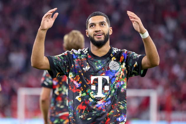 Ismael Saibari (FC Bayern Muenchen) bejubelt seinen Treffer zum 5:0 waehrend des spiels der 1. Bundesliga zwischen FC Bayern Muenchen und 1. FC Union Berlin, Allianz Arena am 18. September 2026 in Muenchen, Deutschland. (Foto von Marco Steinbrenner DeFodi Images) +++ Ismael Saibari (FC Bayern Muenchen) celebrates after scoring his teams fifth Goal during the Bundesliga match between FC Bayern Muenchen and 1. FC Union Berlin at Allianz Arena on September 18, 2026 in Munich, Germany. (Photo by Marco Steinbrenner DeFodi Images) DFB DFL REGULATIONS PROHIBIT ANY USE OF PHOTOGRAPHS AS IMAGE SEQUENCES AND OR QUASI-VIDEO. (Photo by Marco Steinbrenner DeFodi Images) -