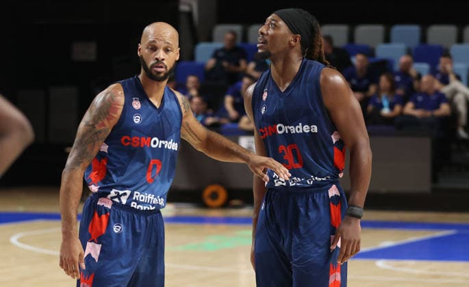 18.09.2026 Samokov(Bulgaria) Batumi-CSM Oradea champions league 1 2 semi finals qualifiers men s basketball Kris Richard,Dan Akin CSM Oradea :