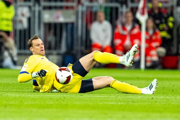 Manuel Neuer 1 (FC Bayern Muenchen), FC Bayern Muenchen - 1. FC Union Berlin, Fussball Bundesliga, 4. Spieltag, 18.09.2026 DFB regulations prohibit any use of photographs as image sequences and or quasi-video Muenchen Bayern Deutschland