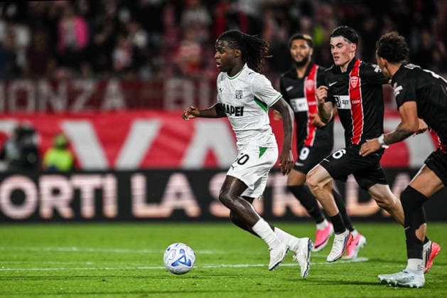 Darryl Bakola of Sassuolo FC in action during the Serie A soccer match between AC Monza and Sassuolo FC the Brianteo Stadium in Monza, north Italy - September 18, 2026. - Soccer.  Copyright: xTizianoxBallabio LaPressex