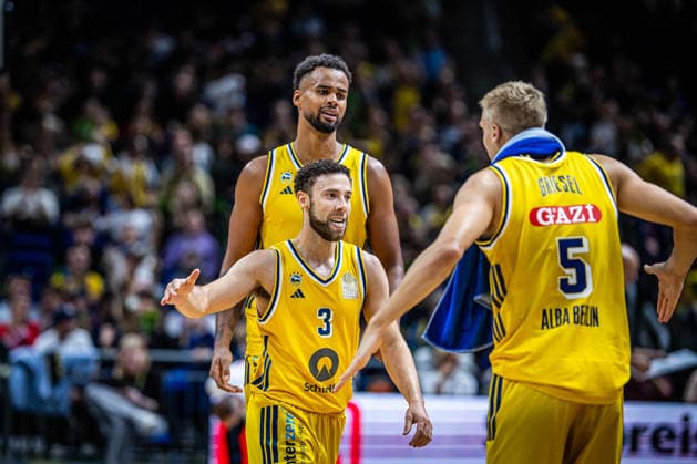 Basketball Berlin 18.09.2026 Saison 2026 2027 EasyCredit BBL 1. Bundesliga Männer, Herren Alba Berlin - NINERS Chemnitz Jordan Ford (Alba Berlin, No.03)