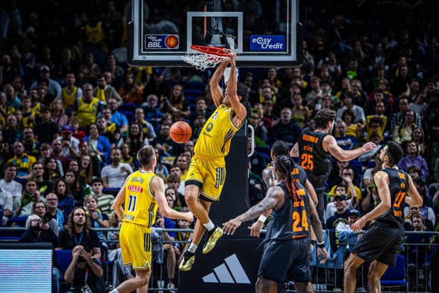 Basketball Berlin 18.09.2026 Saison 2026 2027 EasyCredit BBL 1. Bundesliga Männer, Herren Alba Berlin - NINERS Chemnitz Brandon Angel (Alba Berlin, No.21)