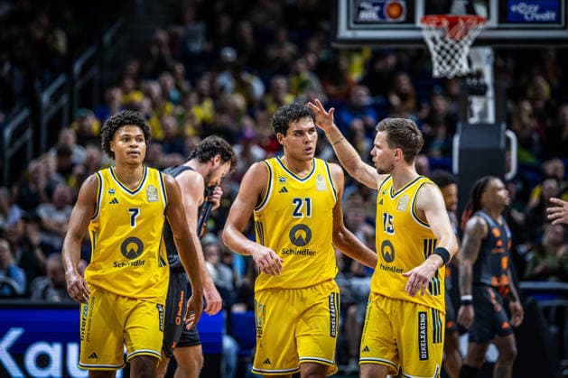 Basketball Berlin 18.09.2026 Saison 2026 2027 EasyCredit BBL 1. Bundesliga Männer, Herren Alba Berlin - NINERS Chemnitz Brandon Angel (Alba Berlin, No.21)