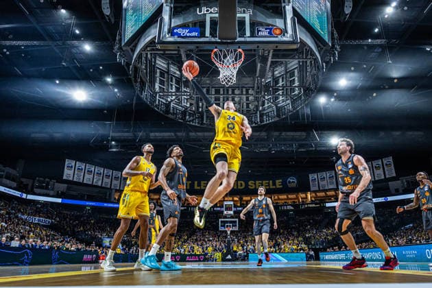 Basketball Berlin 18.09.2026 Saison 2026 2027 EasyCredit BBL 1. Bundesliga Männer, Herren Alba Berlin - NINERS Chemnitz Justin Bean (Alba Berlin, No.34)