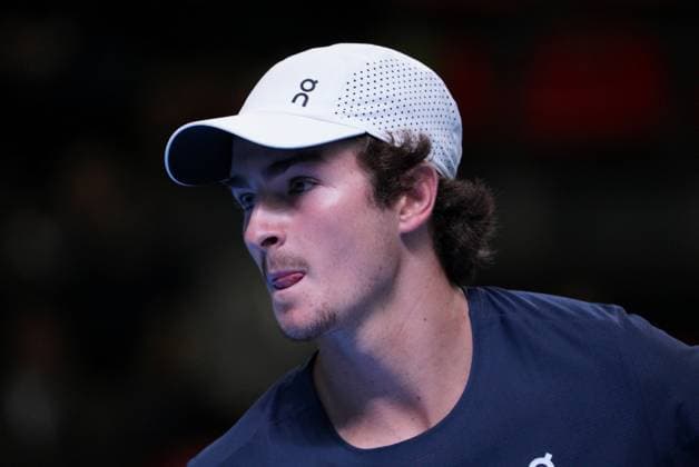 RECORD DATE NOT STATED match between Joao Fonseca and Dominic Stricker valid for the Davis Cup Brazil vs Switzerland 2026 Rio de Janeiro (RJ), 09 18 2026 - Sports Davis Cup Tennis RJ - Player Joao Fonseca during the Davis Cup, held at the Farmasi Arena, in the city of Rio de Janeiro this Friday, September 18, 2026.(Foto: Leonardo Antonio Thenews2 imago images) SPO  Copyright: xLeonardoxAntoniox