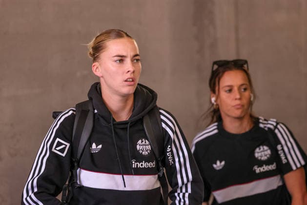 GER, Mainz, FSV Mainz 05 vs Eintracht Frankfurt, Google Pixel Frauen Bundesliga, Fussball, DFB, Spielzeit 2026 2027, MEWA Arena, 5. Spieltag im Bild: Laura Freigang (Eintracht Frankfurt Frauen 10) DFB DFL REGULATIONS PROHIBIT ANY USE OF PHOTOGRAPHS AS IMAGE SEQUENCES AND OR QUASI-VIDEO, 18.09.2026 Copyright: HMBxMedia HendrikxHamelau