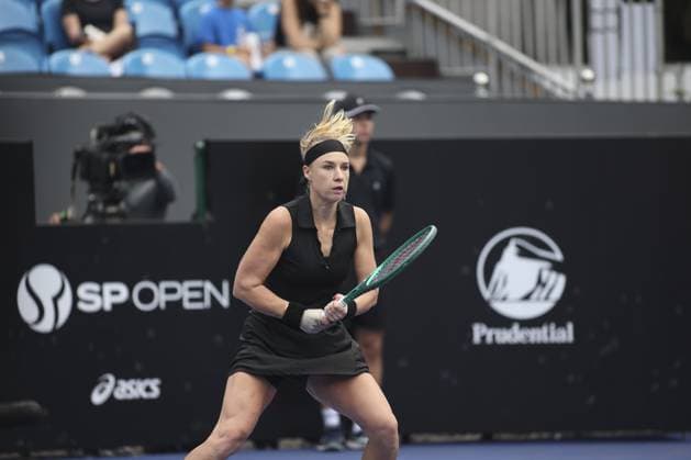 RECORD DATE NOT STATED Anna Blinkova defeats Alina Charaeva and advances to the SP Open semifinals. Sao Paulo (SP), 09 18 2026 Tennis SP Open Russian Anna Blinkova defeated Armenian Alina Charaeva in two sets, with scores of 6 4 and 7 5, this Friday (18), in the quarterfinals of the SP Open, at Parque Villa-Lobos, in Sao Paulo.(Foto: Leco Viana Thenews2 imago images) SPO  Copyright: xLecoxVianax
