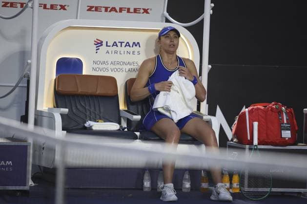 RECORD DATE NOT STATED Paula Badosa defeats Mary Stoiana and advances to the SP Open semifinals. Sao Paulo (SP), 09 18 2026 Tennis SP Open Spaniard Paula Badosa beat American Mary Stoiana in two sets, with scores of 6 4 and 6 2, this Friday (18), in the quarterfinals of the SP Open, at Villa-Lobos Park, in Sao Paulo.(Foto: Leco Viana Thenews2 imago images) SPO  Copyright: xLecoxVianax