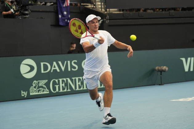 Tennis Davis Cup Australia vs Poland Pat Rafter Arena 19 September 2026 Brisbane Tennyson Queensland Australia Copyright: xMichaelxGlassx Davis Cup - Australia vs Poland0071