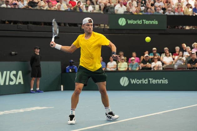 Tennis Davis Cup Australia vs Poland Pat Rafter Arena 19 September 2026 Brisbane Tennyson Queensland Australia Copyright: xMichaelxGlassx Davis Cup - Australia vs Poland0093