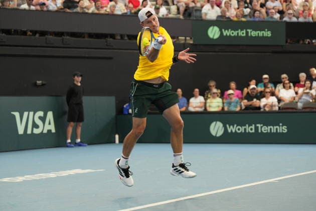 Tennis Davis Cup Australia vs Poland Pat Rafter Arena 19 September 2026 Brisbane Tennyson Queensland Australia Copyright: xMichaelxGlassx Davis Cup - Australia vs Poland0094