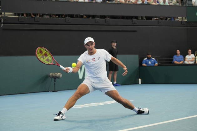 Tennis Davis Cup Australia vs Poland Pat Rafter Arena 19 September 2026 Brisbane Tennyson Queensland Australia Copyright: xMichaelxGlassx Davis Cup - Australia vs Poland0099