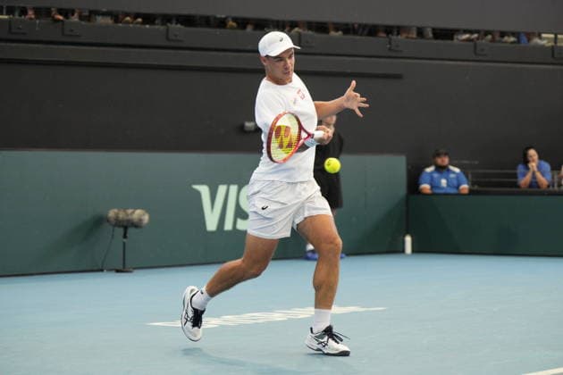 Tennis Davis Cup Australia vs Poland Pat Rafter Arena 19 September 2026 Brisbane Tennyson Queensland Australia Copyright: xMichaelxGlassx Davis Cup - Australia vs Poland0102
