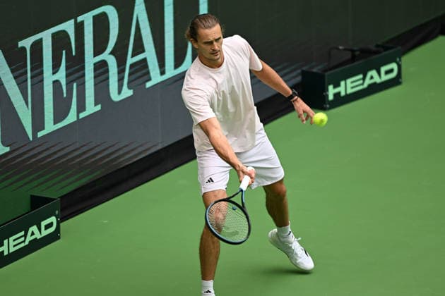 Alexander Zverev GER beim Training 19.09.2026 ¢ Tennis ¢ Davis Cup Qualifiers 2. Rund ¢ Deutschland vs Kroatien , heristo-arena, Halle (Westfalen), NRW Germany