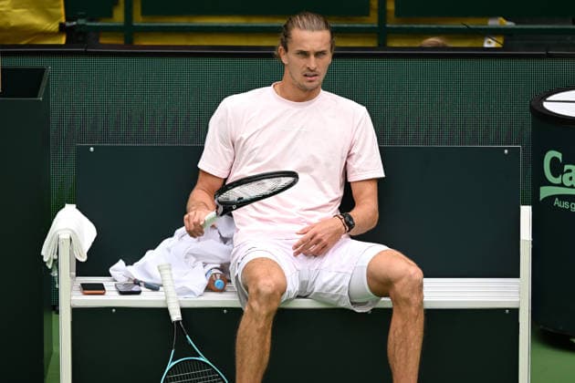 Alexander Zverev GER beim Training 19.09.2026 ¢ Tennis ¢ Davis Cup Qualifiers 2. Runde ¢ Deutschland vs Kroatien , heristo-arena, Halle (Westfalen), NRW Germany