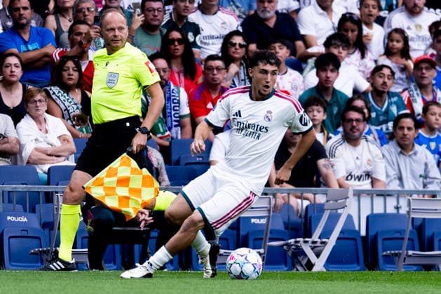 Real Madrid U20 v Santiago Wanderers U20 - Intercontinental Cup U20 September 19, 2026, Santiago Bernabeu Stadium, Madrid, Spain: Jesus Fortea of Real Madrid during the U-20 Intercontinental Cup final match between Real Madrid and Santiago Wanderers at the Santiago Bernabeu Stadium, Madrid, Spain. Madrid Santiago Bernabeu Stadium Madrid Spain Copyright: xAlejandroxMatiasxAcostax