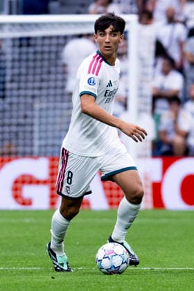 Real Madrid U20 v Santiago Wanderers U20 - Intercontinental Cup U20 September 19, 2026, Santiago Bernabeu Stadium, Madrid, Spain: Sergio Martinez of Real Madrid during the U-20 Intercontinental Cup final match between Real Madrid and Santiago Wanderers at the Santiago Bernabeu Stadium, Madrid, Spain. Madrid Santiago Bernabeu Stadium Madrid Spain Copyright: xAlejandroxMatiasxAcostax