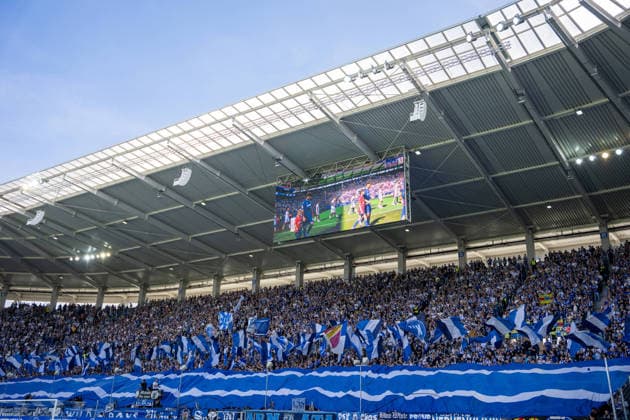 19.09.2026, xdaymx, Fussball 2.Bundesliga, Karlsruher SC - 1.FC Nürnberg. Karlsruher Fans vor dem Heimspiel gegen den 1. FC Nürnberg. (DFL DFB REGULATIONS PROHIBIT ANY USE OF PHOTOGRAPHS as IMAGE SEQUENCES and or QUASI-VIDEO) Karlsruhe