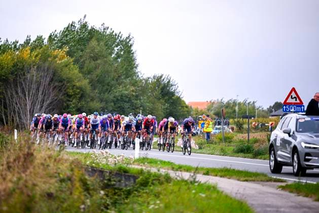 Flandrien 0.0 classic 2026 Cycling Race HAACHT, BELGIUM - SEPTEMBER 19 : Illustration picture of the start of the race during the 28th edition of Flandrien 0.0 classic an UCI ProSeries 1.Pro one day cycling road race for Men Elite of 199.4 km with start in Brakel and finish in Haacht on September 19, 2026 in Haacht, Belgium, 19 09 2026 ( Motordriver Stephan Boone - Haacht Belgium  Copyright: xTomasxSiskx