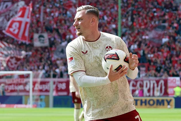 19.09.2026, xrekx, Fussball 2.Bundesliga, 1.FC Kaiserslautern - Eintracht Braunschweig v.l. Marlon Ritter (1.FC Kaiserslautern) (DFL DFB REGULATIONS PROHIBIT ANY USE OF PHOTOGRAPHS as IMAGE SEQUENCES and or QUASI-VIDEO) Kaiserslautern