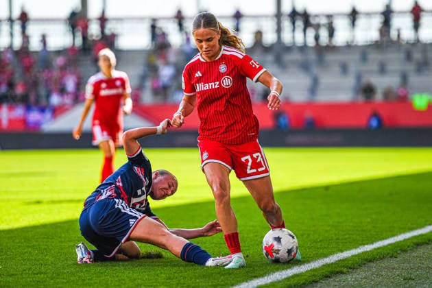 19.09.2026, München, Deutschland. Google Pixel Frauen-Bundesliga: FC Bayern München Frauen gegen 1. FC Köln Frauen am FC Bayern Campus. Sophie Proost (FC Bayern Frauen)