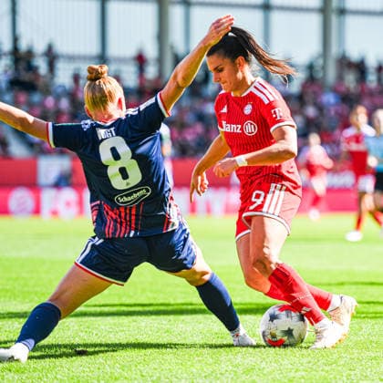 19.09.2026, München, Deutschland. Google Pixel Frauen-Bundesliga: FC Bayern München Frauen gegen 1. FC Köln Frauen am FC Bayern Campus. Jovana Damnjanovic (FC Bayern Frauen)