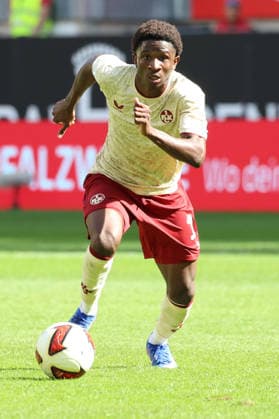 19.09.2026, xrekx, Fussball 2.Bundesliga, 1.FC Kaiserslautern - Eintracht Braunschweig v.l. Ibrahim Kanate (1.FC Kaiserslautern) (DFL DFB REGULATIONS PROHIBIT ANY USE OF PHOTOGRAPHS as IMAGE SEQUENCES and or QUASI-VIDEO) Kaiserslautern
