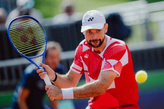 TENNIS - Davis Cup, AUT vs BEL VIENNA,AUSTRIA,19.SEP.26 - TENNIS - ITF Davis Cup, qualification round 2, Austria vs Belgium. Image shows Jurij Rodionov (AUT).  GEPAxpictures xAlexanderxSolc