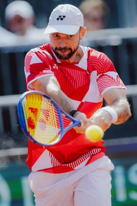 TENNIS - Davis Cup, AUT vs BEL VIENNA,AUSTRIA,19.SEP.26 - TENNIS - ITF Davis Cup, qualification round 2, Austria vs Belgium. Image shows Jurij Rodionov (AUT).  GEPAxpictures xAlexanderxSolc