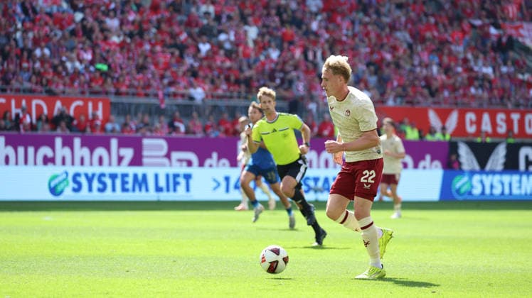 19.09.2026, xrekx, Fussball 2.Bundesliga, 1.FC Kaiserslautern - Eintracht Braunschweig v.l. Mika Haas (1.FC Kaiserslautern) (DFL DFB REGULATIONS PROHIBIT ANY USE OF PHOTOGRAPHS as IMAGE SEQUENCES and or QUASI-VIDEO) Kaiserslautern