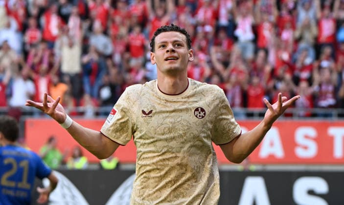 Fussball - 2. Bundesliga - Saison 2026 27 1. FC Kaiserslautern 19.09.2026 Fritz-Walter-Stadion 1. FC Kaiserslautern (fck) - Eintracht Braunschweig (bs) 1:0 TORSCHÜTZE ZUM 1:0: Erencan YARDIMCI (1. FC Kaiserslautern) 1. FC Kaiserslautern